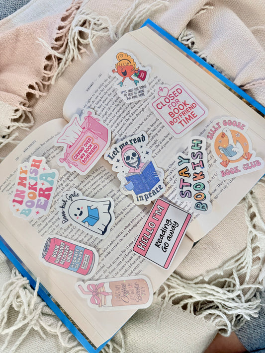 Book Lover Stickers