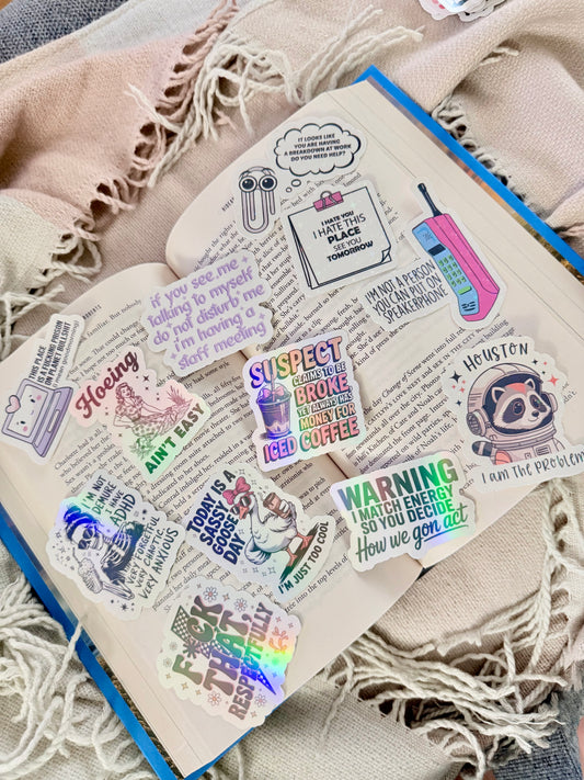 Sarcastic Minds Stickers