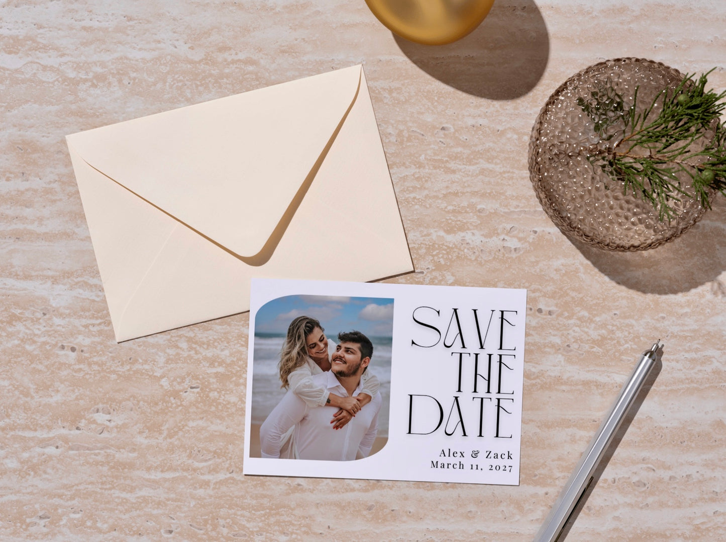 Save the Date Magnets - Simple Serenity